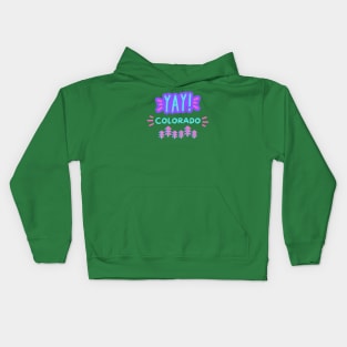 Yay, Colorado! Kids Hoodie